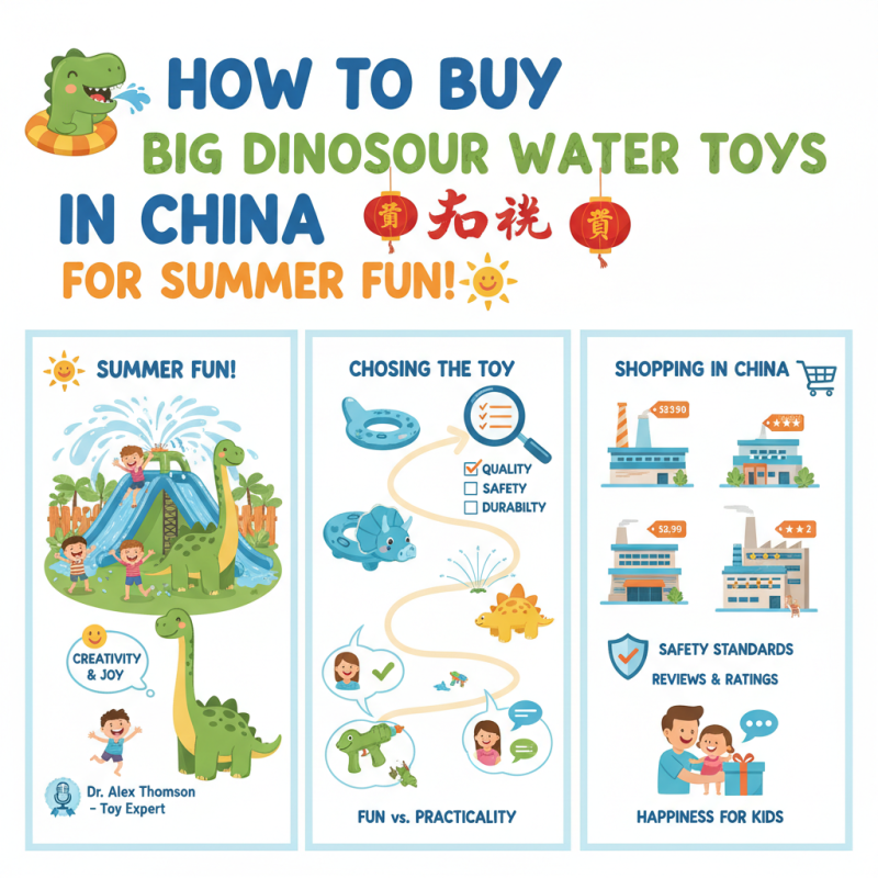 How to Buy Big Dinosaur Water Toys in China for Summer Fun?