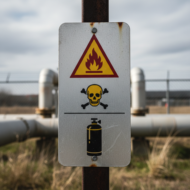 Why You Need a Metal Gas Warning Sign for Safety?