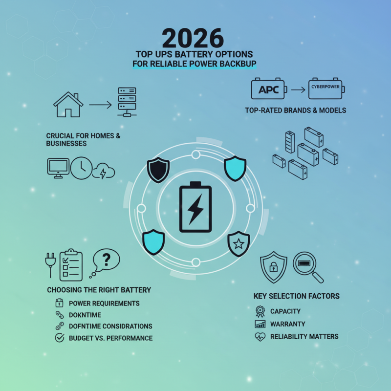 2026 Top UPS Battery Options for Reliable Power Backup?