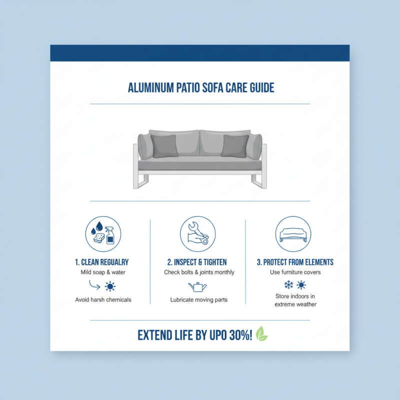 How to Choose the Best Aluminum Sofa for Your Patio?