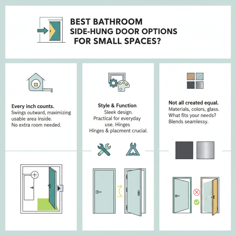 Best Bathroom Side-Hung Door Options for Small Spaces?