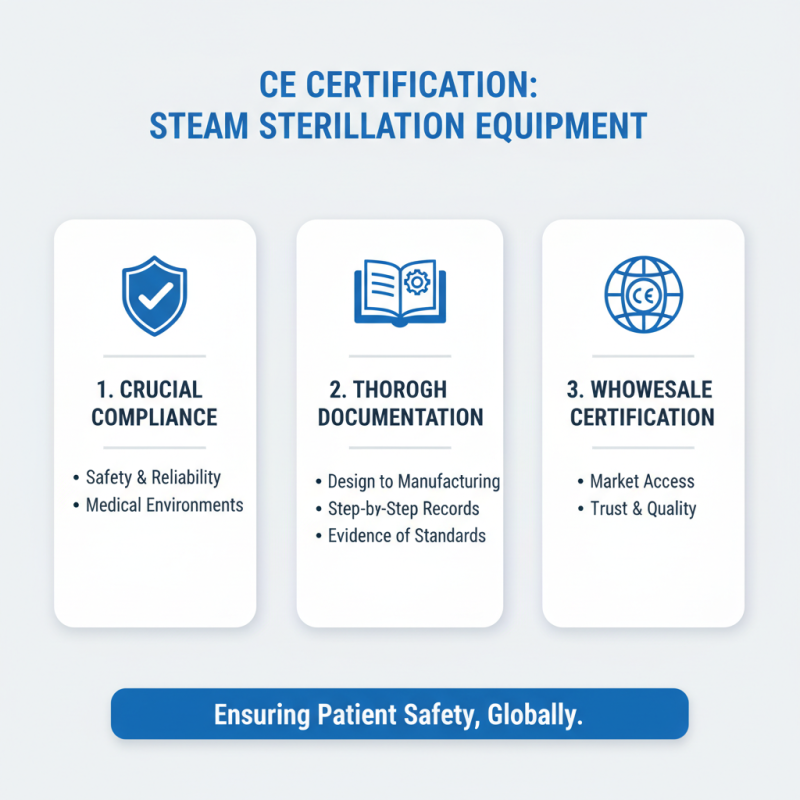 How to Obtain Wholesale CE Certification for Steam Sterilization Pricelist?