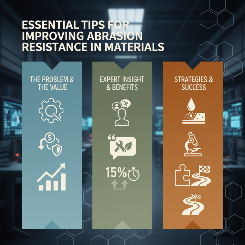 Essential Tips for Improving Abrasion Resistance in Materials?