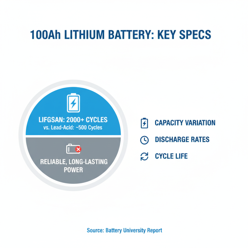 How to Choose the Best 100ah Lithium Battery for Your Needs?