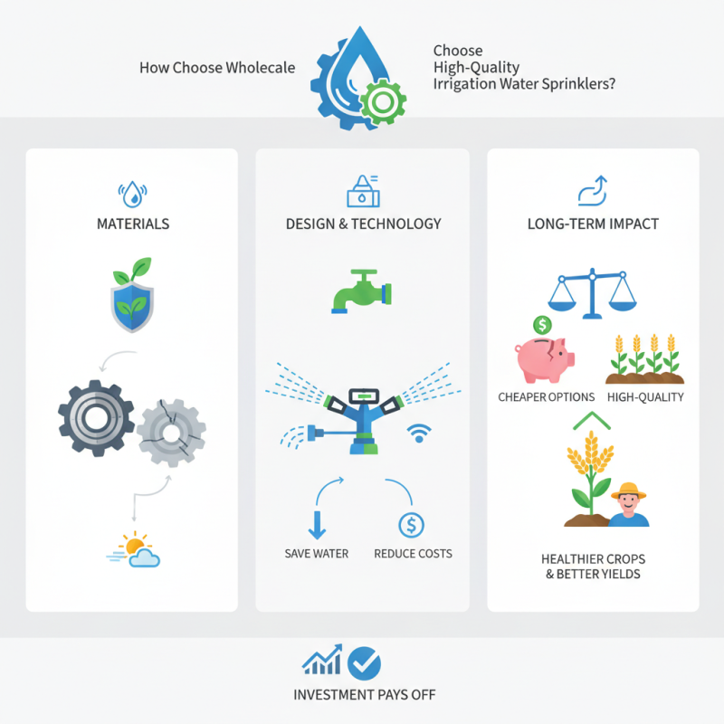 How to Choose Wholesale High-Quality Irrigation Water Sprinklers?