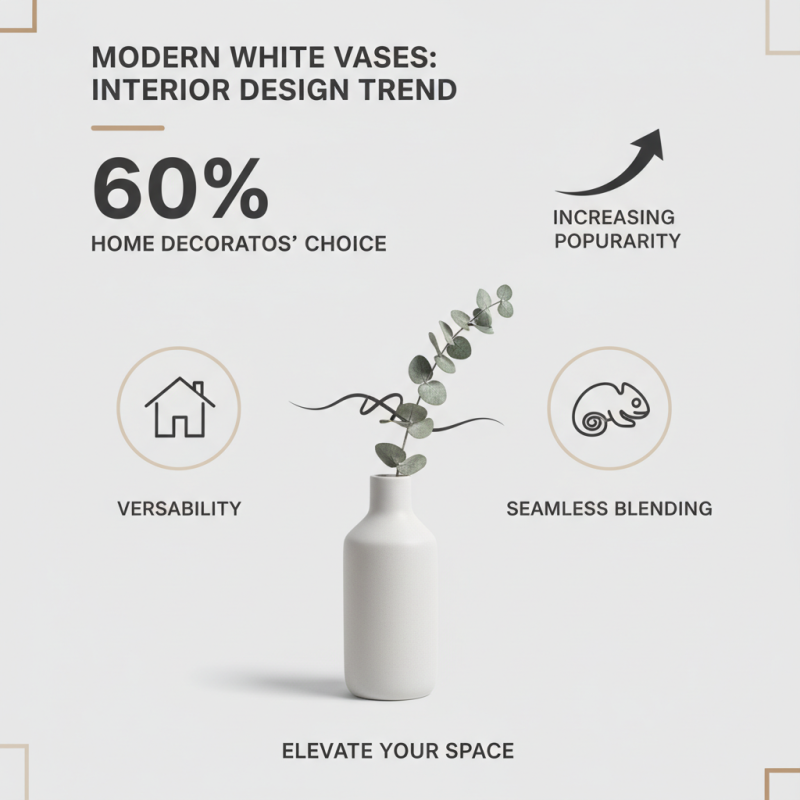 Why Choose a Modern Large White Vase for Your Home Decor?