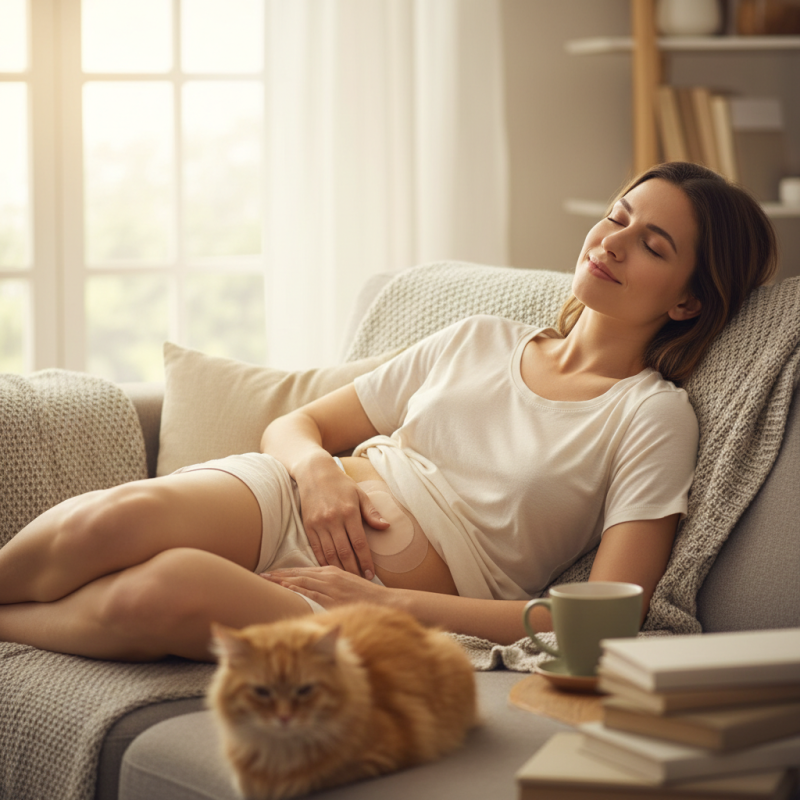How to Use Menstrual Heat Patch for Cramps Relief?