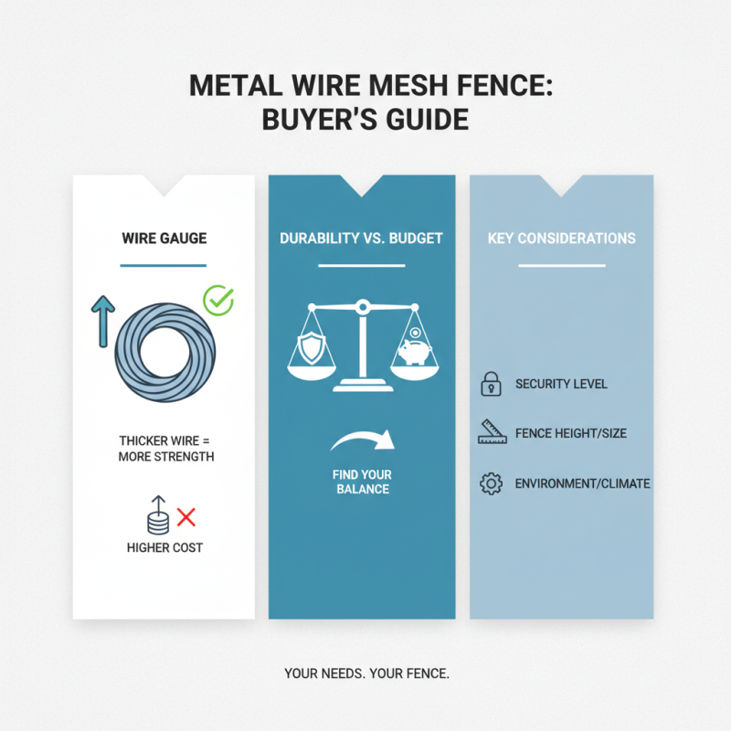 How to Choose the Best Metal Wire Mesh Fence for Your Needs?