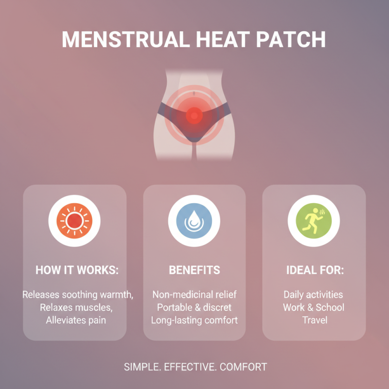 How to Use Menstrual Heat Patch for Cramps Relief?