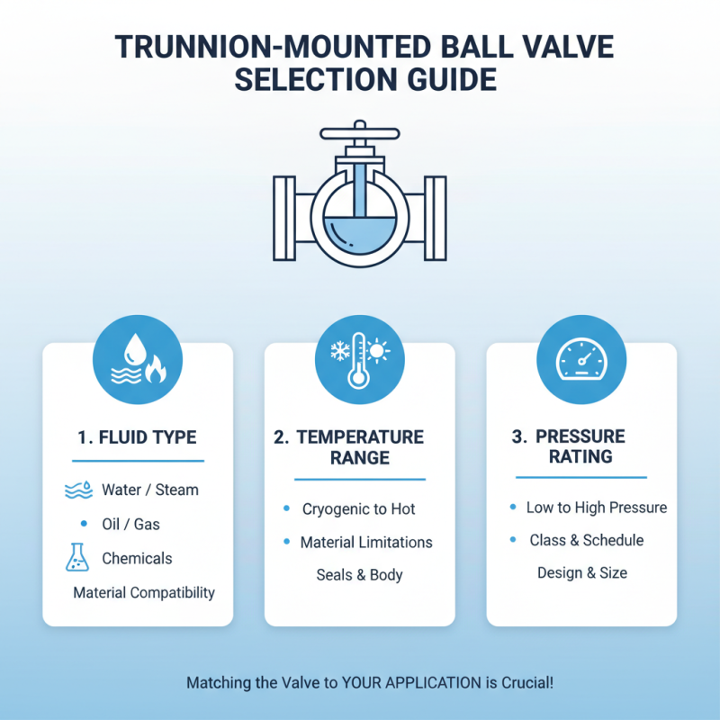 How to Choose the Right Trunnion Mounted Ball Valve for Your Needs?