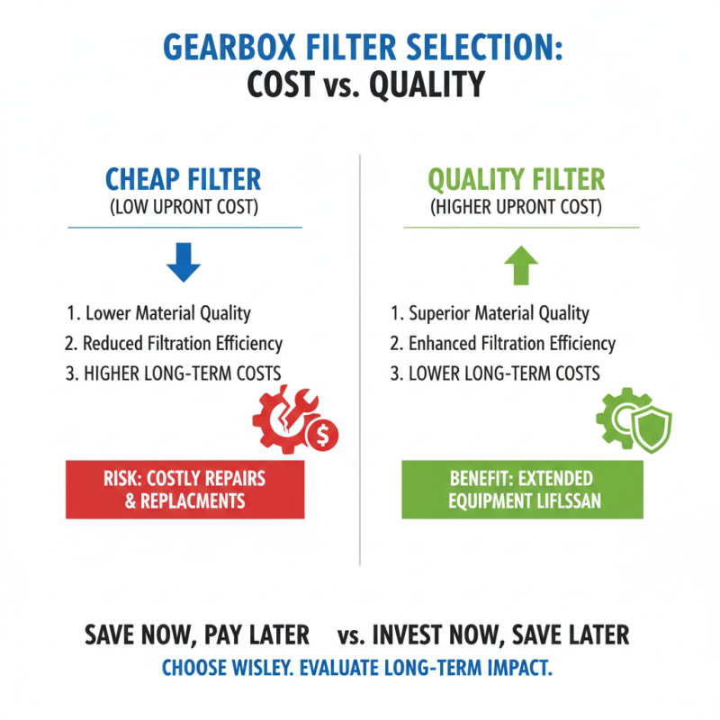 How to Choose the Right Wholesale China Gearbox Filter for Your Needs?