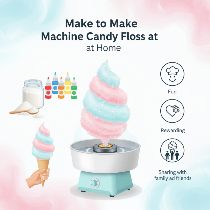 How to Make Machine Candy Cotton at Home Easily?