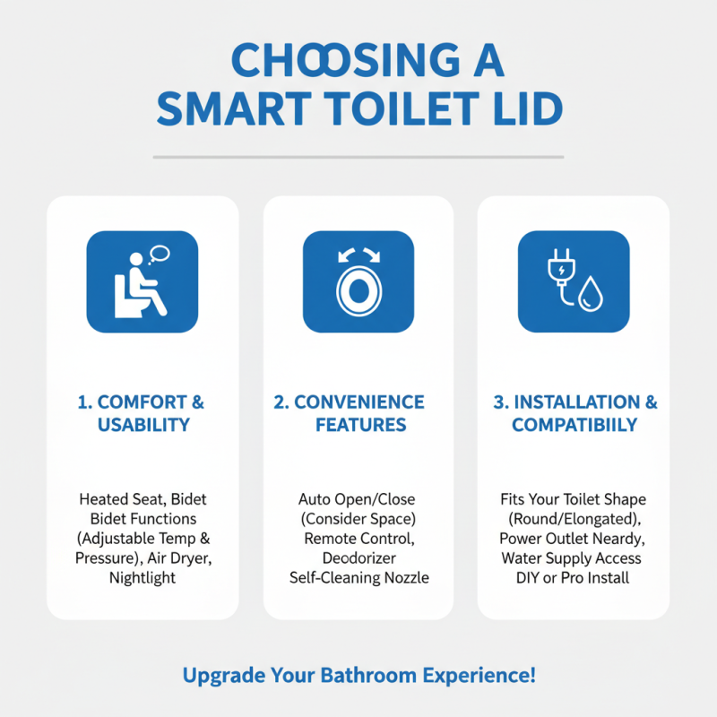 How to Choose the Best Smart Toilet Lid in 2026?