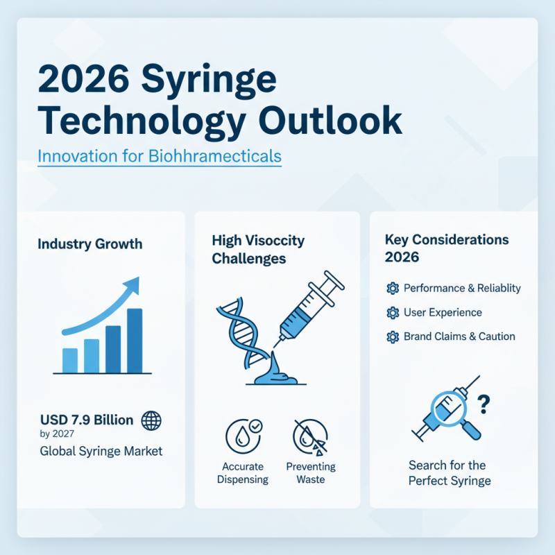 2026 Best High Viscosity Syringe for Your Needs?