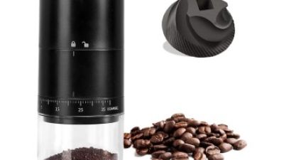 New External Coarseness Setting Grinder Coffee Bean USB Rechargeable Portable Electric Coffee Grinder.jpg