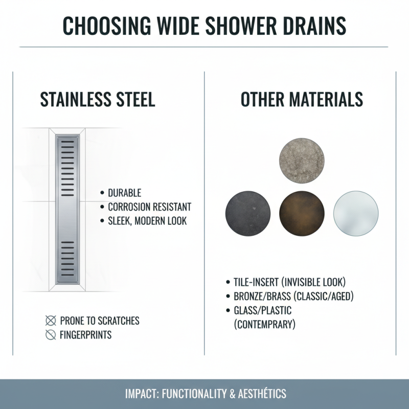 Top Tips for Choosing the Right Wide Shower Drain for Your Home?