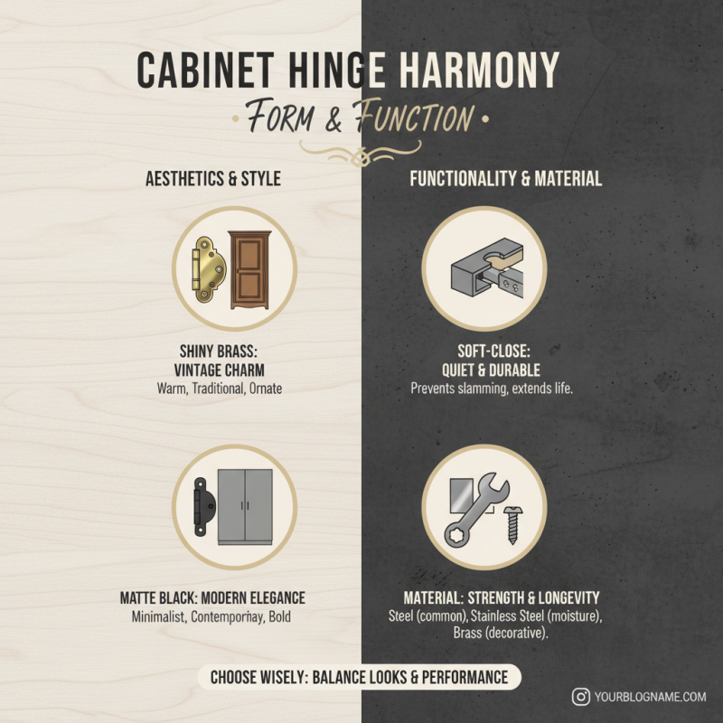 How to Choose the Right Cabinet Hinge for Your Project?