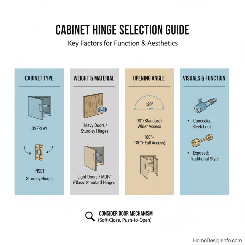 How to Choose the Right Cabinet Hinge for Your Project?