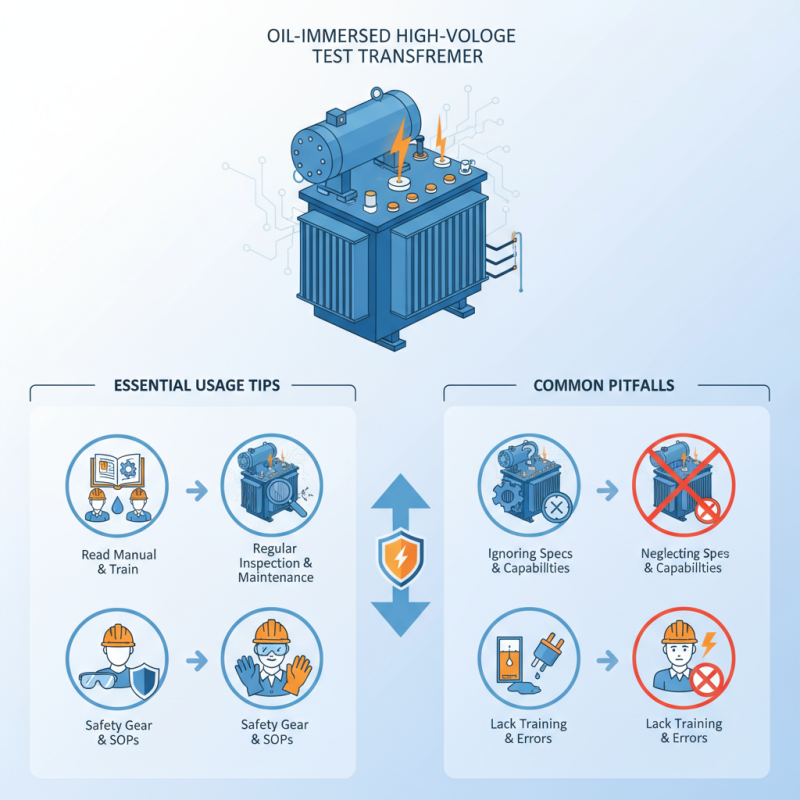 Essential Tips for Oil Immersed Hv Test Transformer Usage?