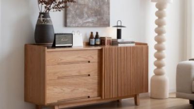 Solid Wood Sideboard, Tea Cabinet, Entrance Cabinet for Home and Hotel (1).jpg