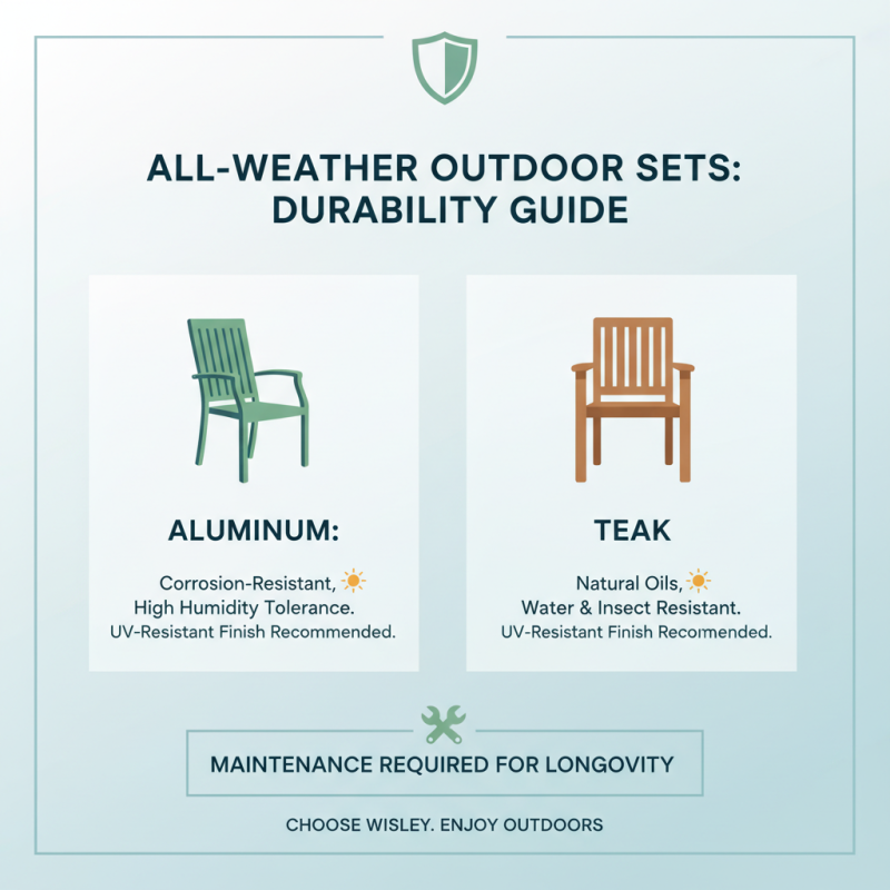 10 Best Aluminium Teak All Weather Sets for Your Outdoor Space?