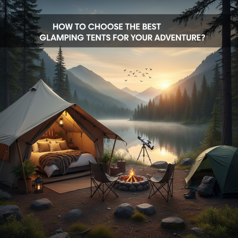How to Choose the Best Glamping Tents for Your Adventure?