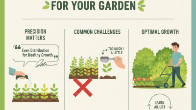 Why You Need a Fertilizer Spreader for Your Garden?