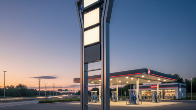 Pourquoi choisir le panneau indicateur de gaz sur pylône métallique ODM ZZC pour la visibilité de votre marque ?