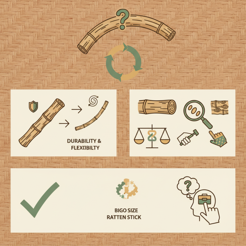 How to Choose the Right Big Size Rattan Stick for Your Needs?