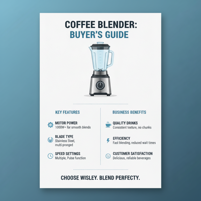 2026 Best Wholesale OEM Coffee Blender Options for Your Business