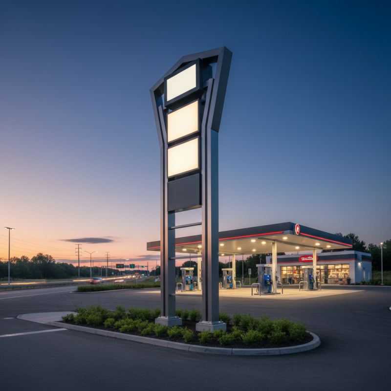 Why Choose ODM ZZC Metal Pylon Gas Sign for Your Brand Visibility?