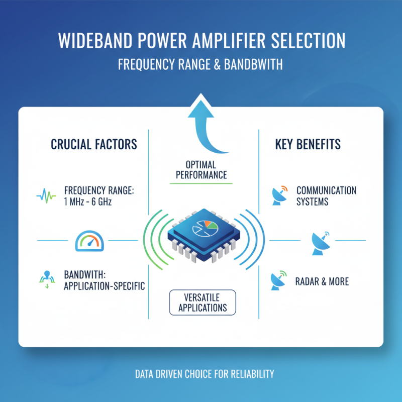 How to Choose the Best Wideband Power Amplifier for Your Needs?