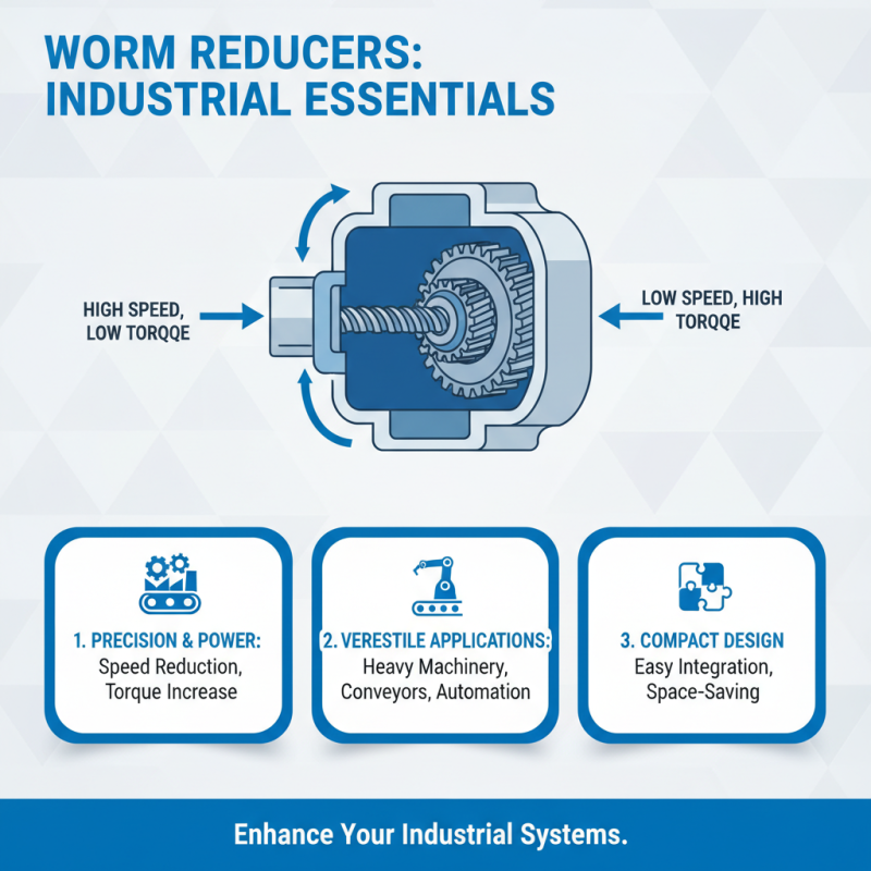 What is a Worm Reductor and How Does It Work?