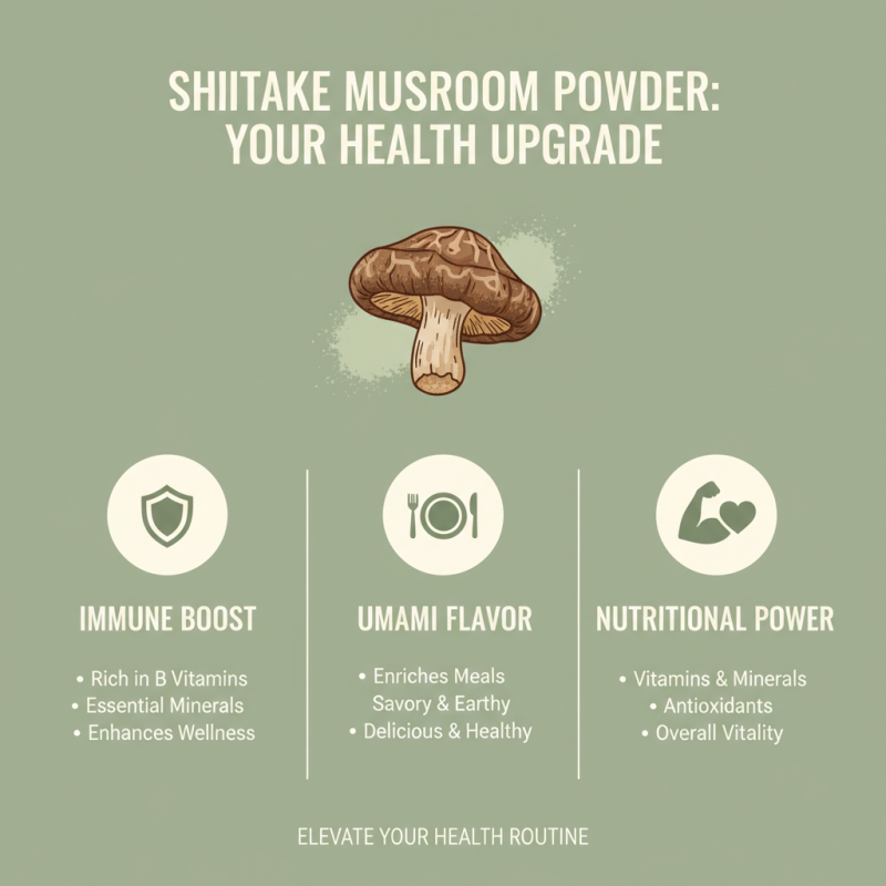 Shiitake Mushroom Powder Benefits and Tips for Use?