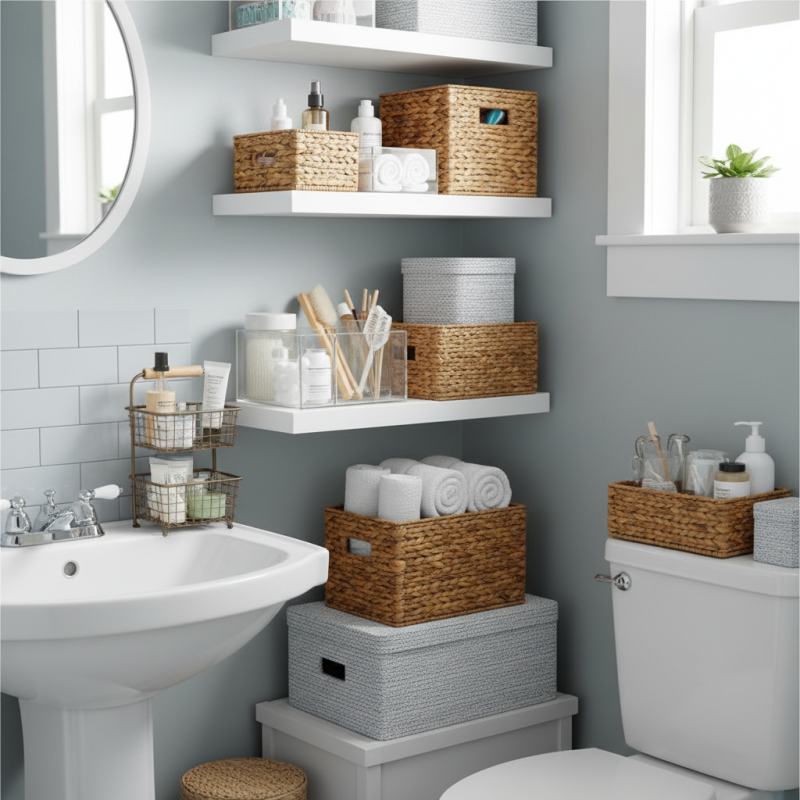 How to Choose the Best Bathroom Storage Boxes for Small Spaces?