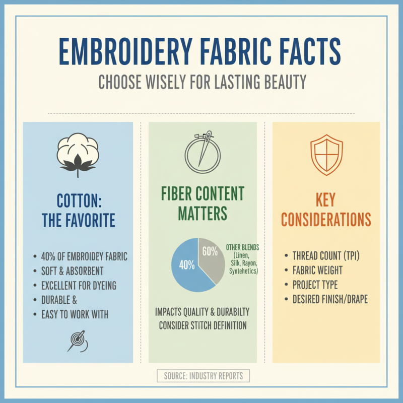 How to Choose the Best Embroidery Fabric for Your Projects?