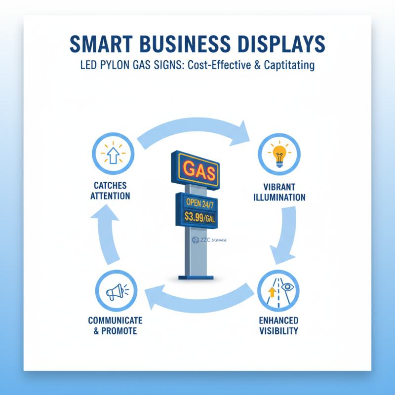Top 10 Reasons to Choose ZZC ODM Led Pylon Gas Sign for Your Business