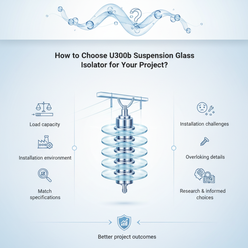 How to Choose U300b Suspension Glass Isolator for Your Project?