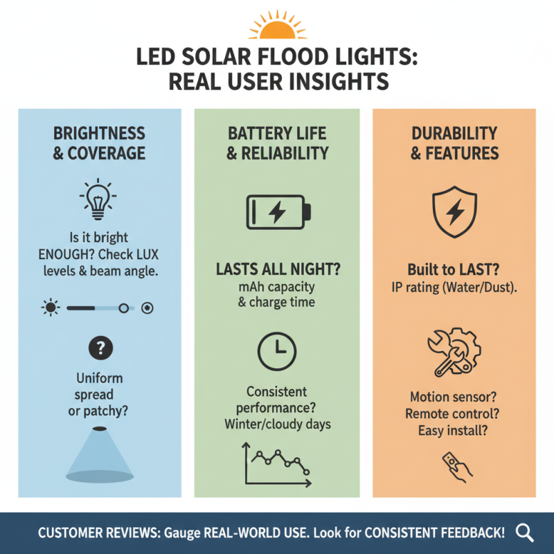 How to Choose the Best Led Solar Flood Light for Your Needs?