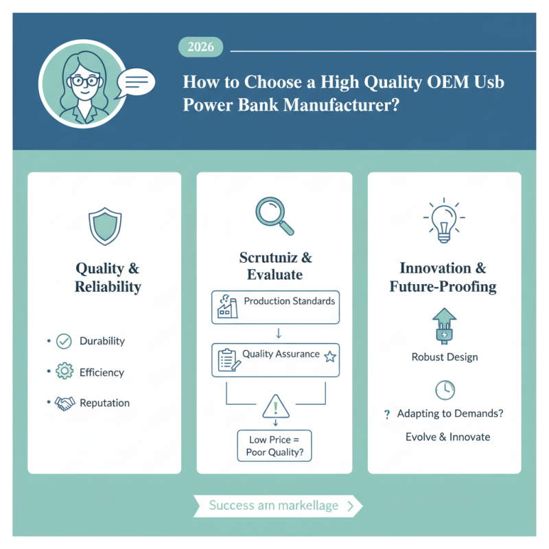 2026 How to Choose a High Quality OEM Usb Power Bank Manufacturer?
