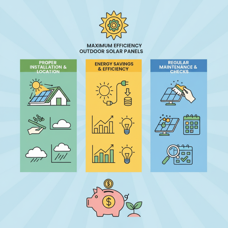 Outdoor Solar Panels Tips for Maximum Efficiency and Savings?