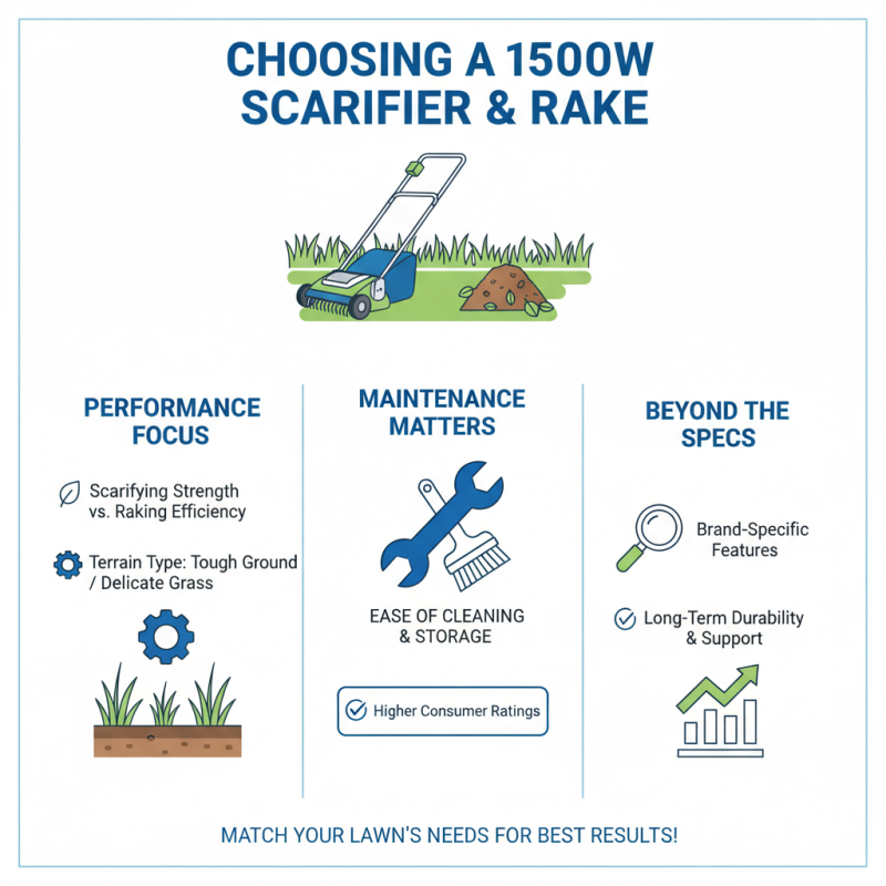 How to Choose the Best 1500w 2 In 1 Scarifier And Rake?