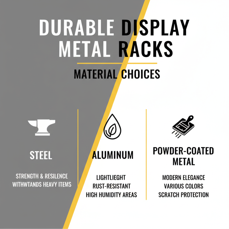 2026 Top Display Metal Rack Ideas for Home and Business?