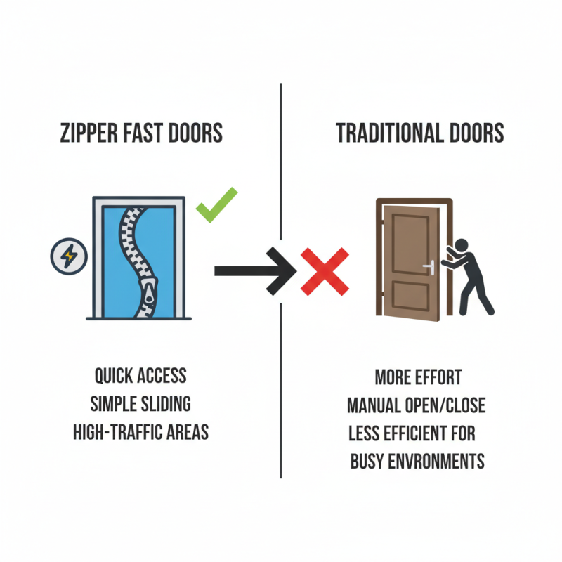 How to Use a Zipper Fast Door for Easy Access?