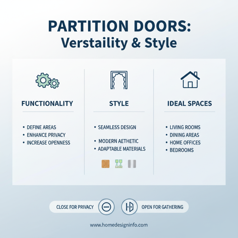 Best Partition Doors for Every Space in Your Home?