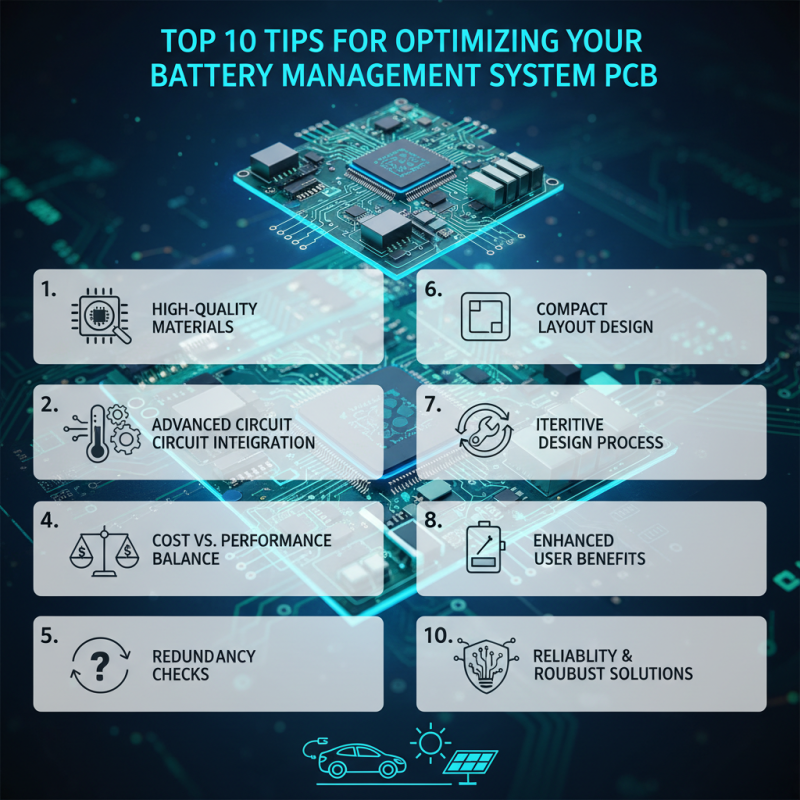 Top 10 Tips for Optimizing Your Battery Management System PCB