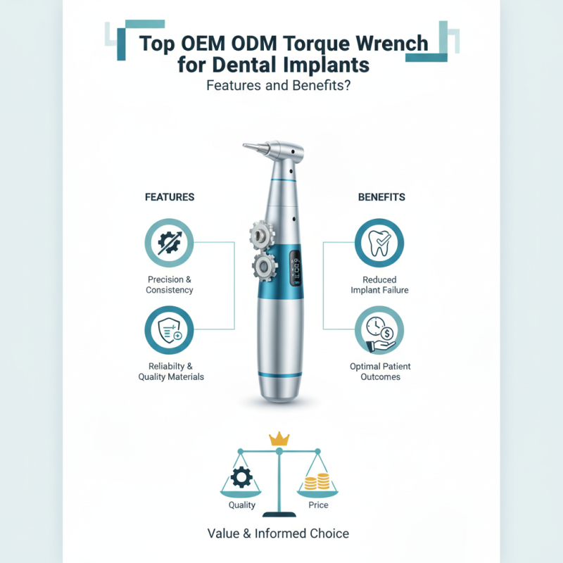 Top OEM ODM Torque Wrench for Dental Implants Features and Benefits?