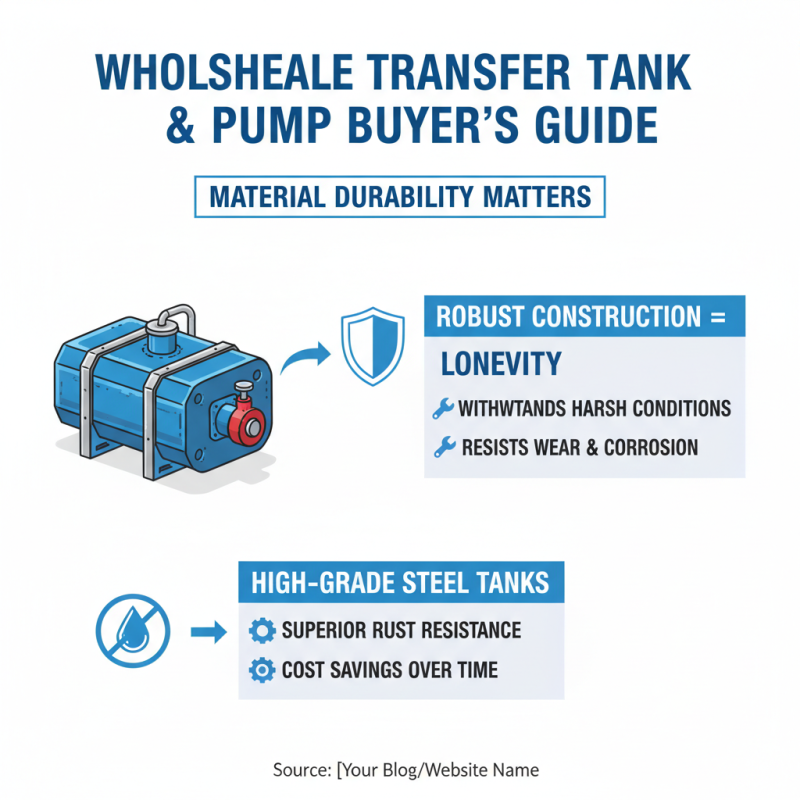 2026 How to Choose the Best Wholesale Transfer Tank and Pump Products?