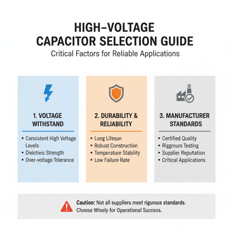 What is a High Quality China High Voltage Capacitor Supplier?