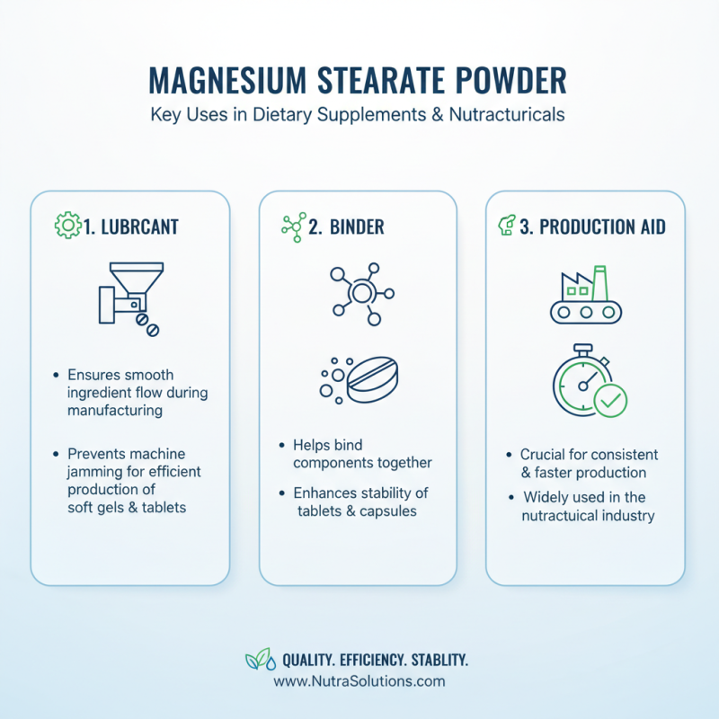 What is Magnesium Stearate Powder Wholesale Used For?